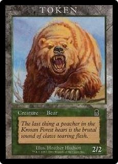 Token - Bear (OD) (Promotional Cards) Near Mint Foil