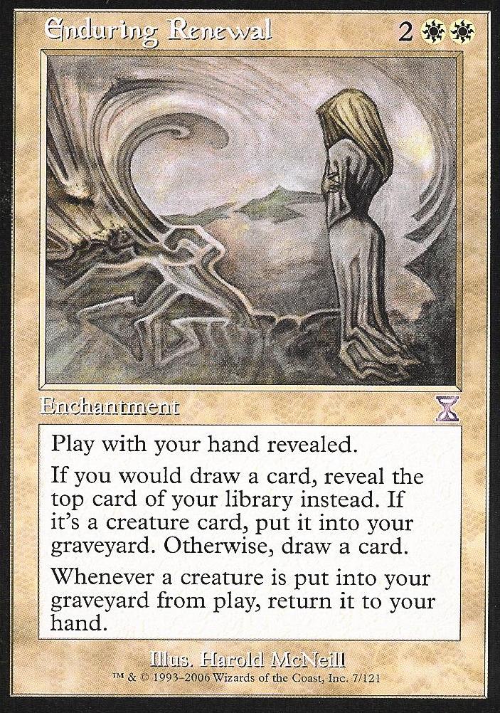Enduring Renewal (Time Spiral Time Shifted) Near Mint Spanish