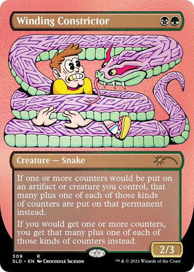 Winding Constrictor (Foil Etched) (Secret Lair) Near Mint