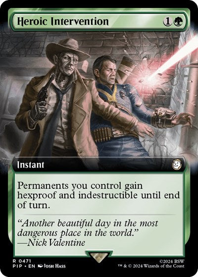 Heroic Intervention (Extended Art) (Universes Beyond: Fallout) Near Mint