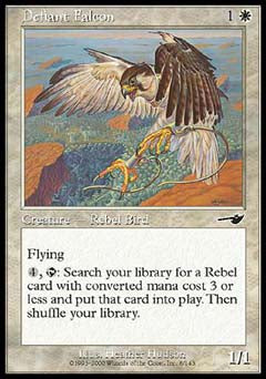 Defiant Falcon (Nemesis) Light Play Foil