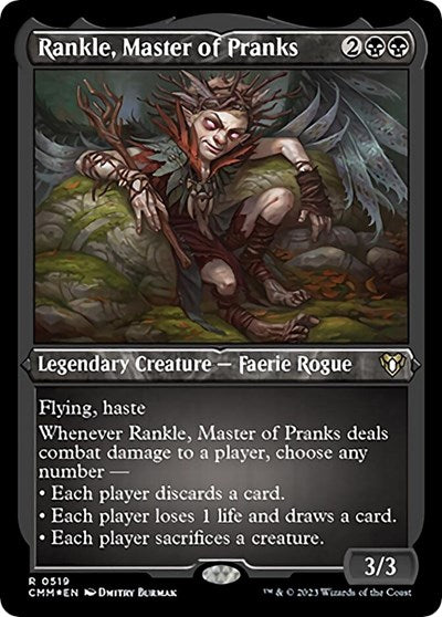 Rankle, Master of Pranks (Foil Etched) (Commander Masters) Near Mint