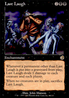 Last Laugh (Torment) Near Mint Simplified Chinese