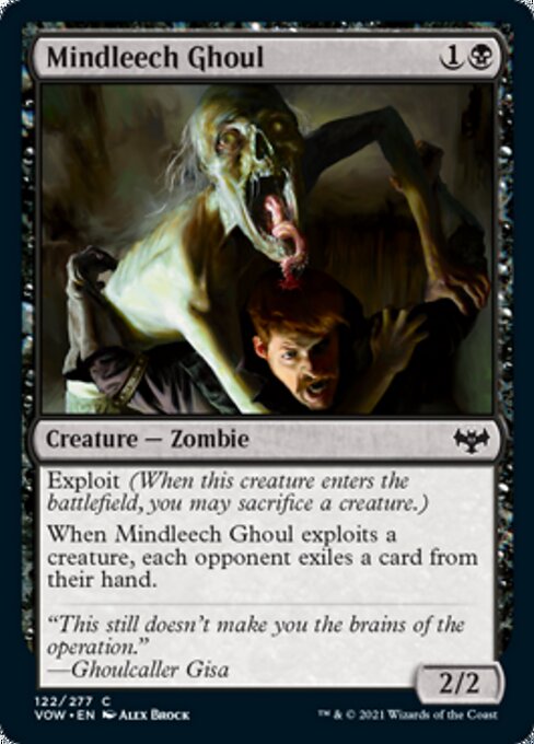 Mindleech Ghoul (Innistrad: Crimson Vow) Near Mint Foil