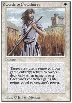 Swords to Plowshares (Unlimited) Light Play