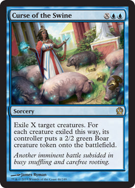 Curse of the Swine (Theros) Near Mint Foil