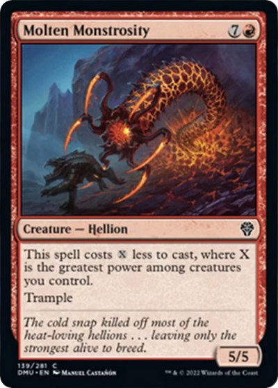 Molten Monstrosity (Dominaria United) Near Mint Foil