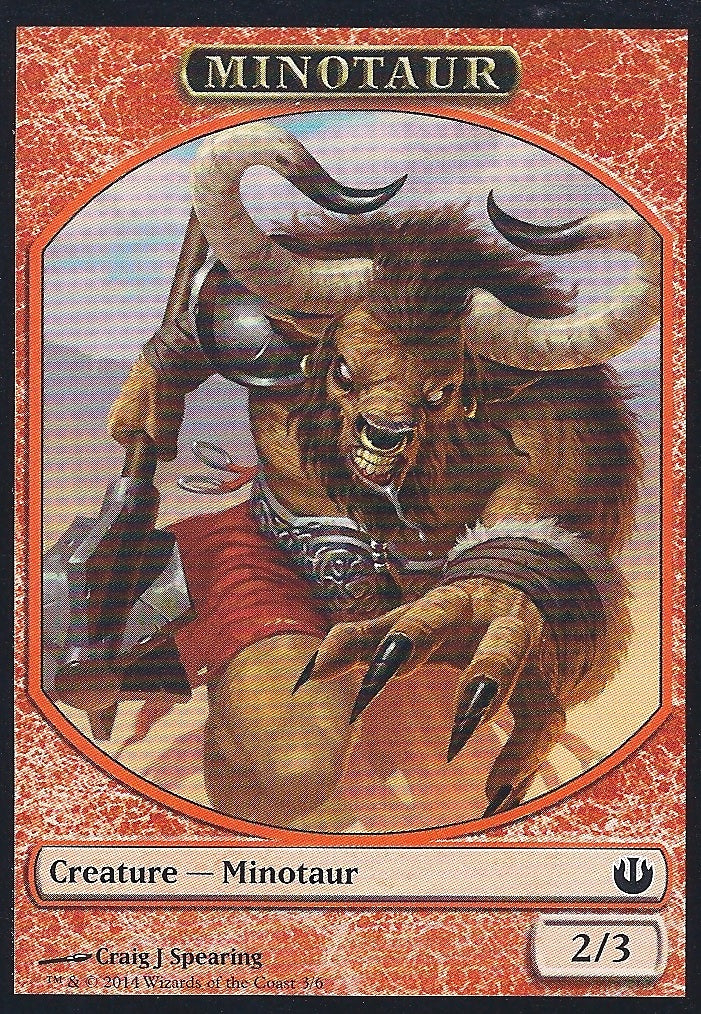 Minotaur Token (Journey into Nyx) Near Mint Foil