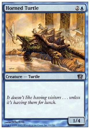 Horned Turtle (8th Edition) Light Play
