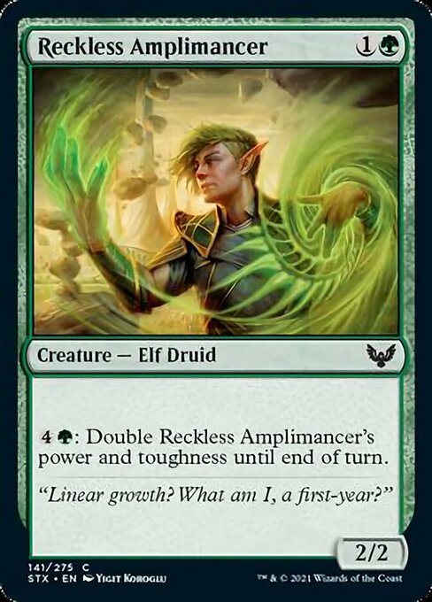 Reckless Amplimancer (Strixhaven) Near Mint Foil