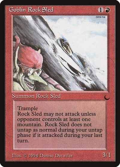 Goblin Rock Sled (The Dark) Near Mint