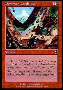 Dwarven Landslide (Apocalypse) Near Mint