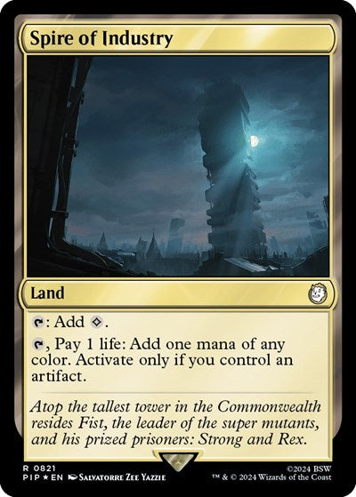 Spire of Industry (Surge Foil) (Universes Beyond: Fallout) Near Mint