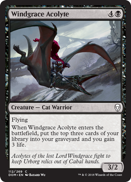 Windgrace Acolyte (Dominaria) Near Mint