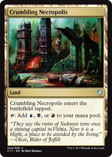 Crumbling Necropolis (Commander 2017) Near Mint