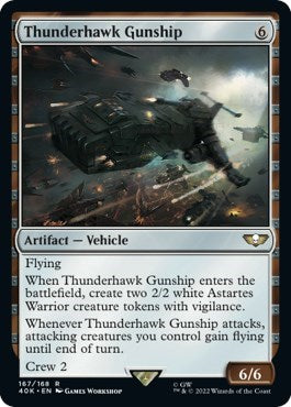 Thunderhawk Gunship (Surge Foil) (Universes Beyond: Warhammer 40K) Near Mint