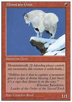 Mountain Goat (5th Edition) Light Play