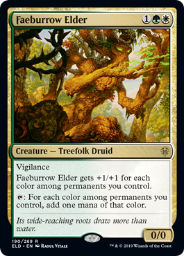 Faeburrow Elder (Throne of Eldraine) Near Mint