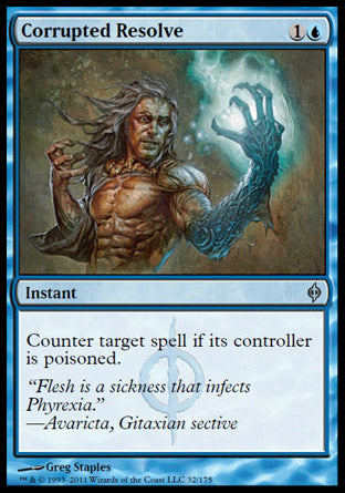 Corrupted Resolve (New Phyrexia) Near Mint