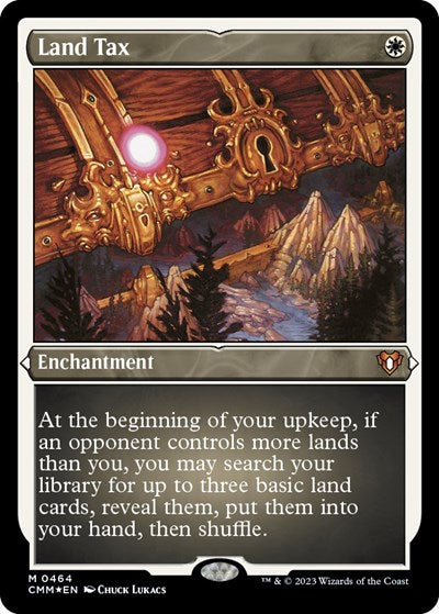 Land Tax (Foil Etched) (Commander Masters) Near Mint