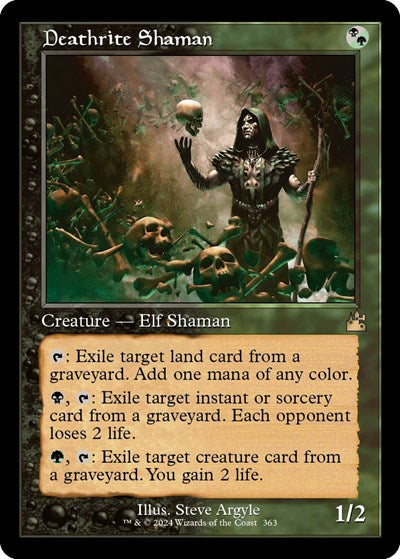 Deathrite Shaman (Retro Frame) (Ravnica Remastered) Near Mint