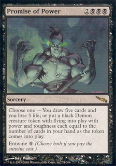Promise of Power (Mirrodin) Near Mint Foil