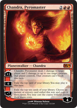 Chandra, Pyromaster (Magic 2014 Core Set) Near Mint Foil