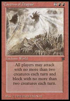 Caverns of Despair (Legends) Near Mint Italian