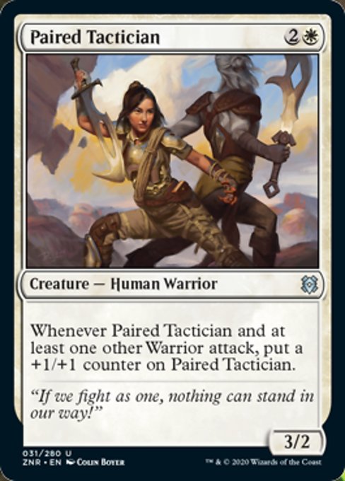 Paired Tactician (Zendikar Rising) Near Mint