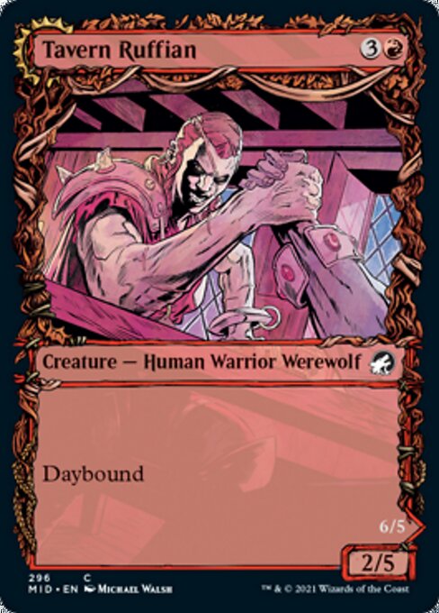 Tavern Ruffian / Tavern Smasher (Showcase) (Innistrad: Midnight Hunt) Near Mint