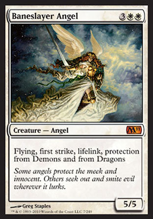 Baneslayer Angel (Magic 2011 Core Set) Near Mint Foil