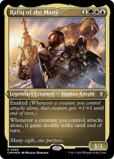 Rafiq of the Many (Foil Etched) (Commander Masters) Near Mint