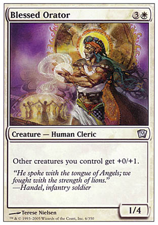 Blessed Orator (9th Edition) Light Play