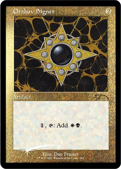 Orzhov Signet (Foil Etched) (Secret Lair) Near Mint