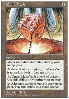 Mana Vault (5th Edition) Light Play