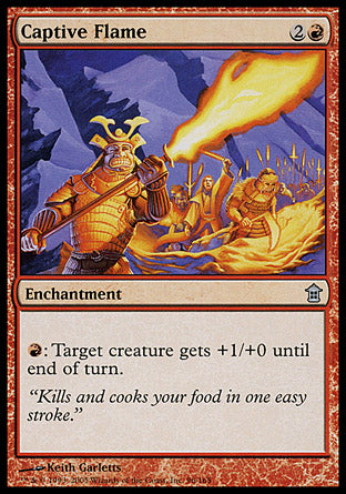 Captive Flame (Saviors of Kamigawa) Near Mint Foil