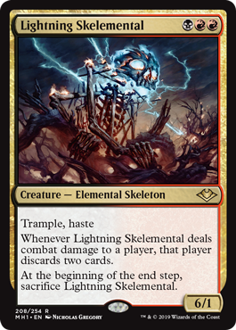 Lightning Skelemental (Modern Horizons) Near Mint Foil