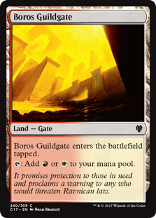 Boros Guildgate (Commander 2017) Near Mint