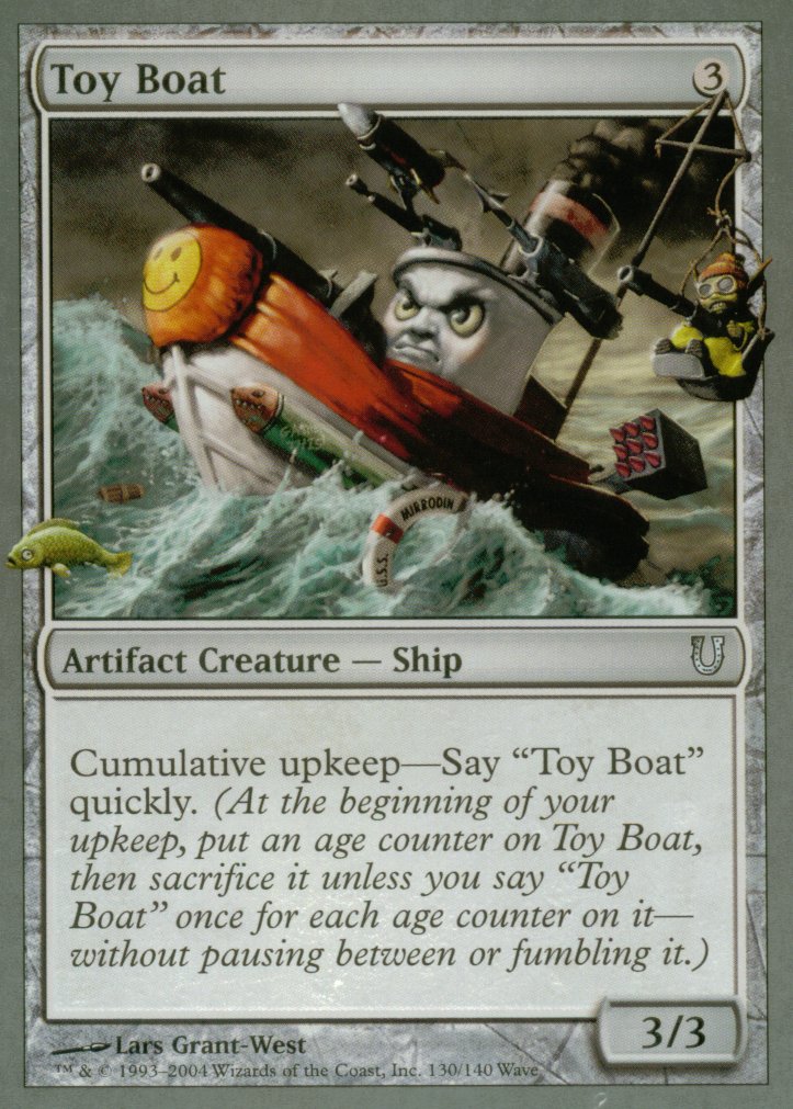 Toy Boat (Unhinged) Near Mint Foil