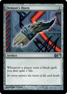 Demon's Horn (Magic 2010 Core Set) Near Mint Foil