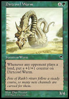 Dirtcowl Wurm (Tempest) Light Play