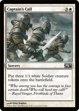 Captain's Call (Magic 2013 Core Set) Near Mint Foil