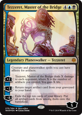 Tezzeret, Master of the Bridge (War of the Spark) Near Mint Foil