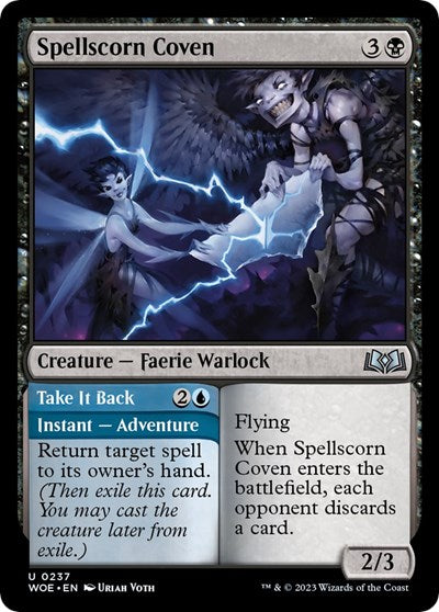 Spellscorn Coven (Wilds of Eldraine) Near Mint Foil