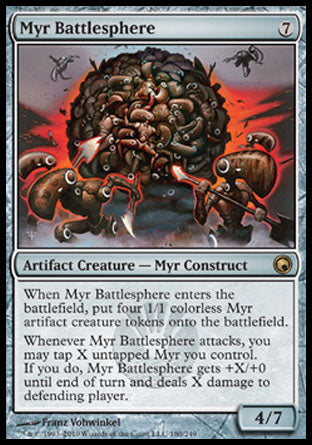 Myr Battlesphere (Scars of Mirrodin) Near Mint