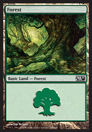 Forest (249) (Magic 2011 Core Set) Near Mint Foil
