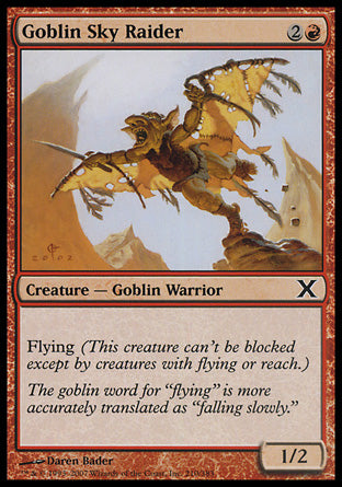Goblin Sky Raider (10th Edition) Near Mint Japanese