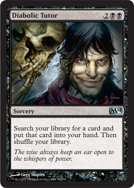 Diabolic Tutor (Magic 2014 Core Set) Near Mint