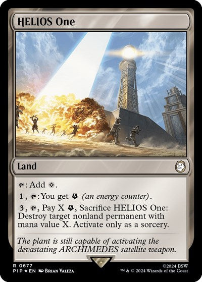 HELIOS One (Surge Foil) (Universes Beyond: Fallout) Near Mint