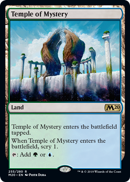 Temple of Mystery (Magic 2020 Core Set) Near Mint Foil